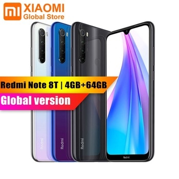Global Version Xiaomi Redmi Note 8T 4GB 64GB Mobile Phone Snapdragon 665 NFC 18W Quick Charge 6.3 48MP Camera 4000mAh Smartphone