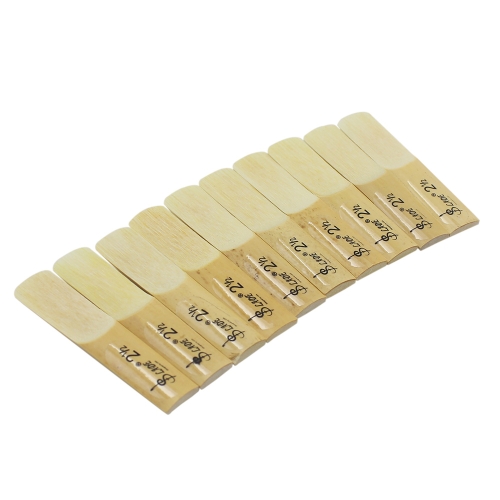 Lade 10pcs Pieces Reed Strength 2.5 2-1/2 Reed Bamboo for Traditional bB Clarinet Accessories