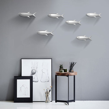 Gold & Silver Fish Wall Stickers