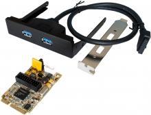 PCI-EXPRESS KARTE MINI USB3.0 2-port (EX-48010-2)