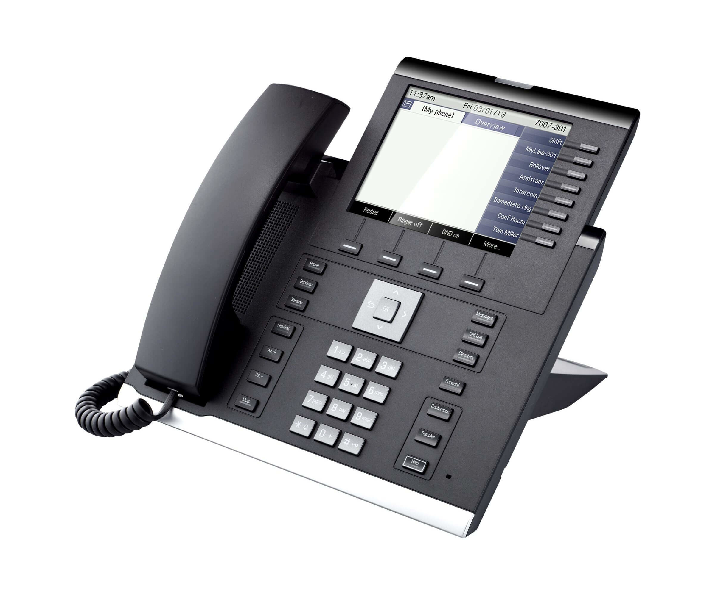 Unify OpenScape Desk Phone IP 55G - VoIP-Telefon - CorNet IP - mehrere Leitungen - Carbon Black