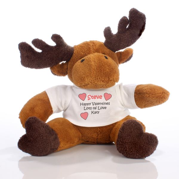 Valentines Day Message Moose