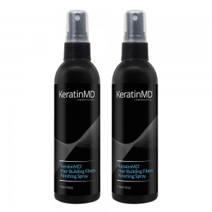 KeratinMD Fibras Capilares En Spray - Con Te Verde y Menta - Aplicacion topica de 118 ml - 2 Pack