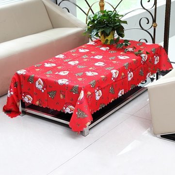 Christmas Table Cloth Cotton Tableware Mat Table Runner Tablecloth
