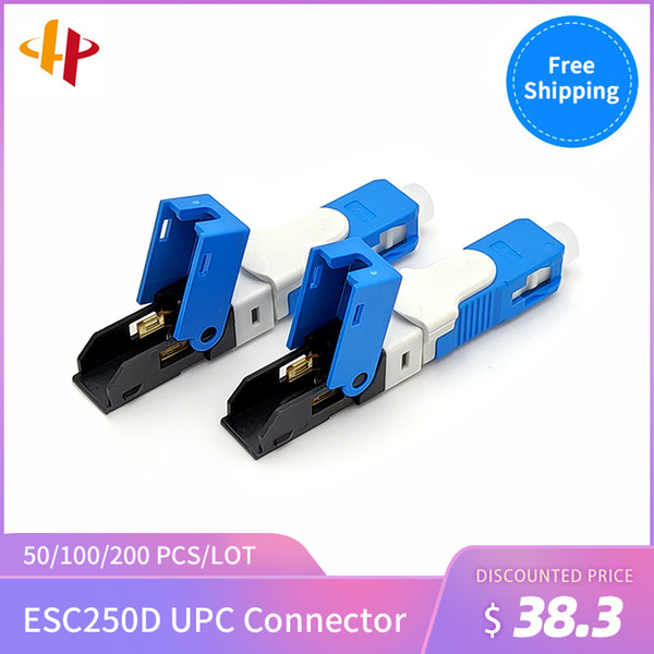 Promotion FTTH ESC250D UPC Single-Mode Fiber Optic SC /UPC Quick Fast Field Assembly Connector