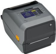 Zebra ZD621t - Etikettendrucker - Thermotransfer - Rolle (11,8 cm) - 300 dpi - bis zu 152 mm/Sek. - USB 2.0, LAN, seriell, USB-Host, NFC, Bluetooth LE - Cutter - Grau