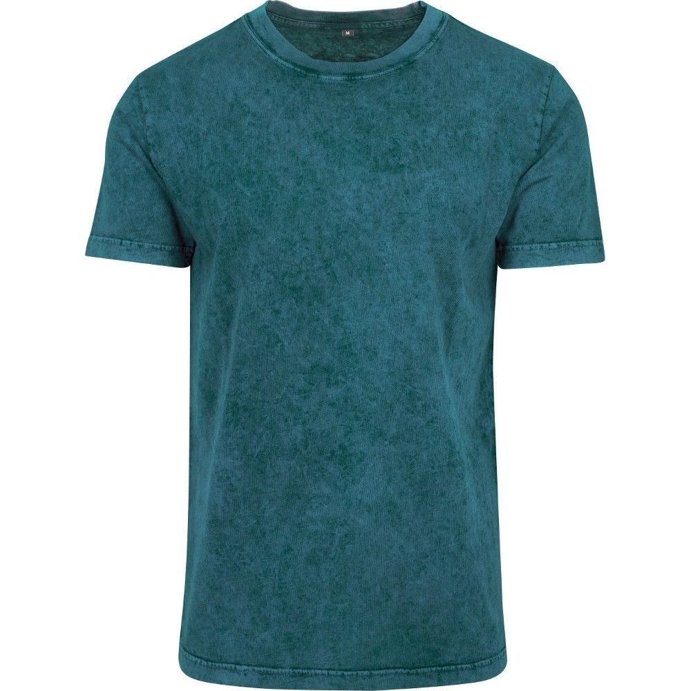 Cotton Addict Mens Acid Washed Short Sleeve Cotton T Shirt 2XL - Chest 48' (121.92cm)