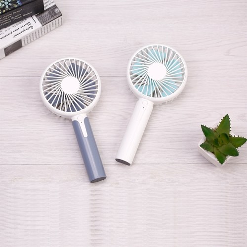 Portable Mini Fans USB Rechargeable Handheld Desktop Fan 3 Speed Controlling Cooling Fan with Base for Office Home Travel Use