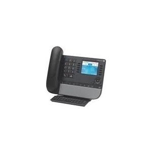 Alcatel-Lucent Premium DeskPhones 8068s - VoIP-Telefon - SIP v2 - moon gray (3MG27204DE)