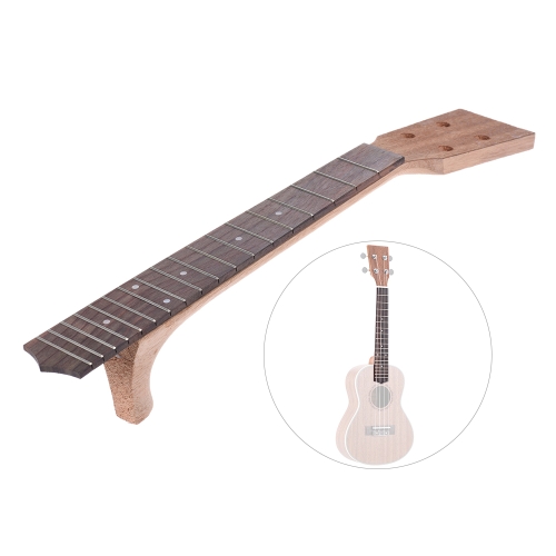 26 pulgadas Tenor Ukelele de madera de arce de madera y Rosewood Fretboard Set Fingerboard Hawaiian Guitar Luthier DIY Repalcement