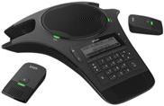 snom C520-WiMi - VoIP-Konferenztelefon - Bluetooth-Schnittstelle - DECT - SIP - 3 Leitungen - Schwarz