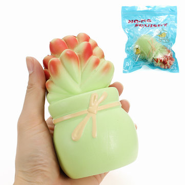 Squishy Succulent Plant 13.5cm Fleshiness Slow Rising With Packaging Collection Gift Decor Toy