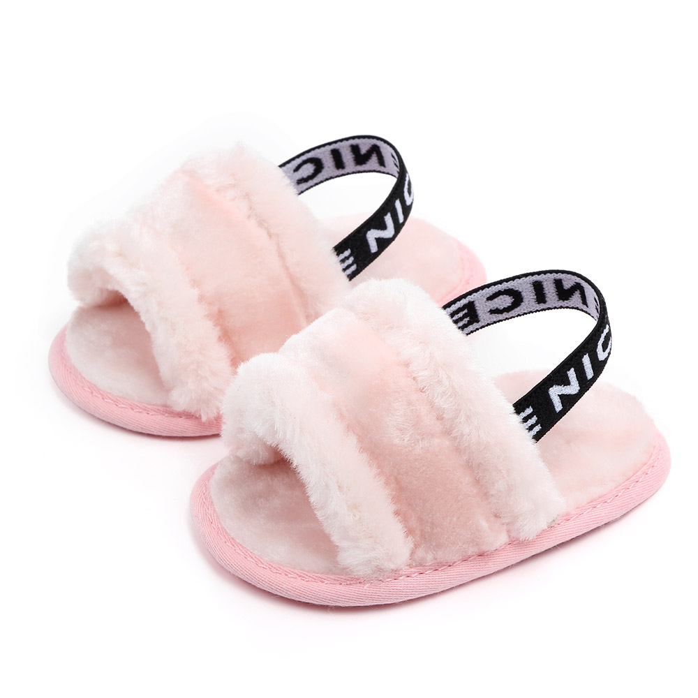 Baby / Toddler Fashionable Coral Fleece Sandals