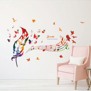 Removable Music Feature Wall Stickers