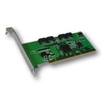 Exsys EX-3400 - Speichercontroller (RAID) - 4 Sender/Kanal - SATA 3Gb/s - 300MBps - RAID 0, 1, 5, 0+1 - PCI-X (EX-3400)