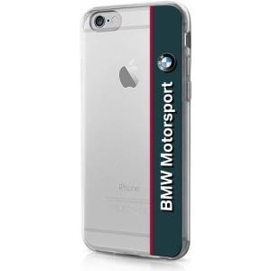 BMW Soft Cover Transparent Vertical Logo Navy Blue, Motorsport Collection, für iPhone 6/6s, BMHCP6TVN, Blister (BMHCP6TVNA)