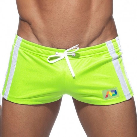 Addicted Geoback Short - Lime XS