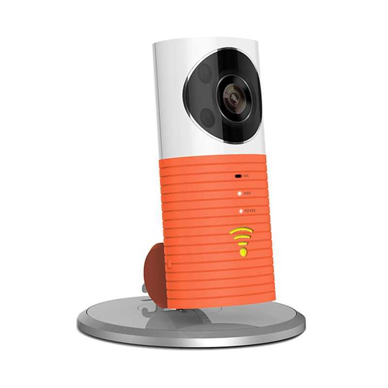 Clever Dog Wireless Smart WiFi Home Security Camera 720p 90Â° Angle - Orange