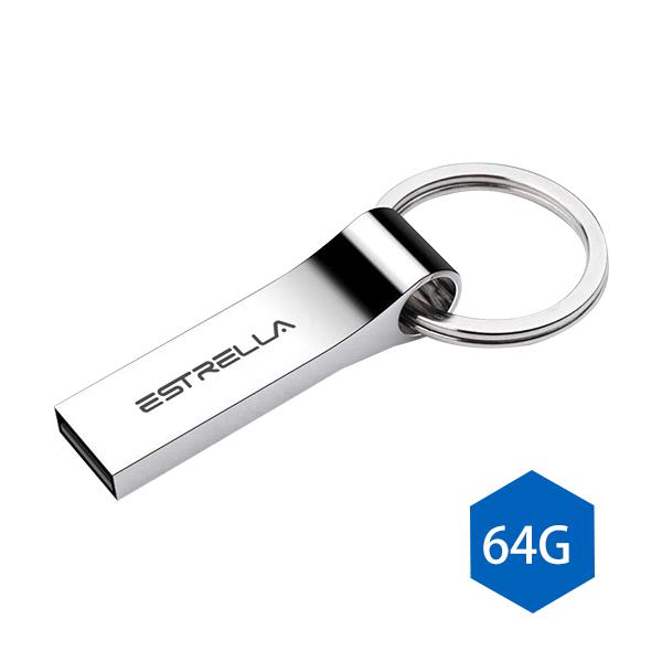 ESTRELLA 64G USB2.0 High-Speed Mini-Flash-Laufwerk, USB-Wasserdicht