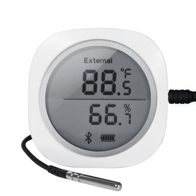 Square Thermometer Hygrometer Sensor Temperature Data Logger for Brewing Pets