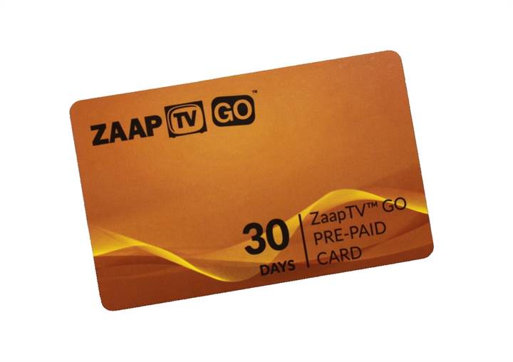 ZaapTV GO ARBIC PRE-PAID Karte für 30 Tage