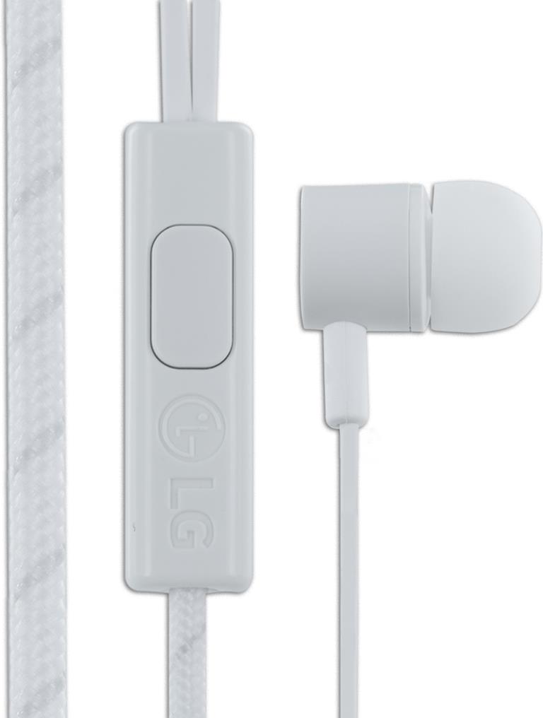 LG Electronics - In Ear Headset - 3,5mm Anschluss - Weiss (EAB64168761)