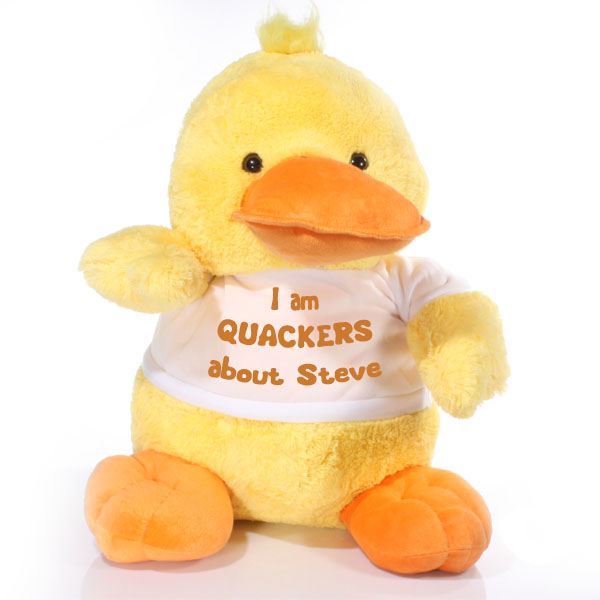 Extra Large Personalised Duck Soft Toy