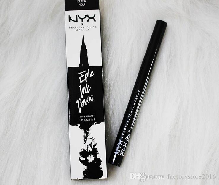 NYX Brand Epic Ink Eye Liner Black Liquid Eyeliner Pencil Headed Waterproof Cosmetics Long Lasting Makeup Eye Liner Dropshipping