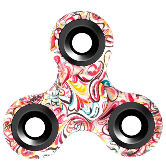 Fiddle Toy Triangle Patterned Fidget Spinner