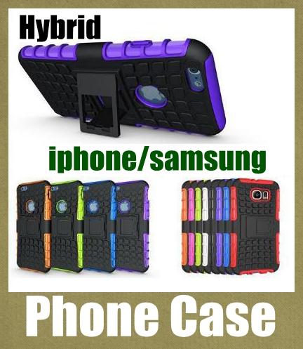 2 in 1 Hybrid For Galaxy S6 Hybrid Case Spiderman Duty Durable TPU PC Robot Kickstand Hard Phone Cases For Samsung iphone 6 iphone 5 SCA045