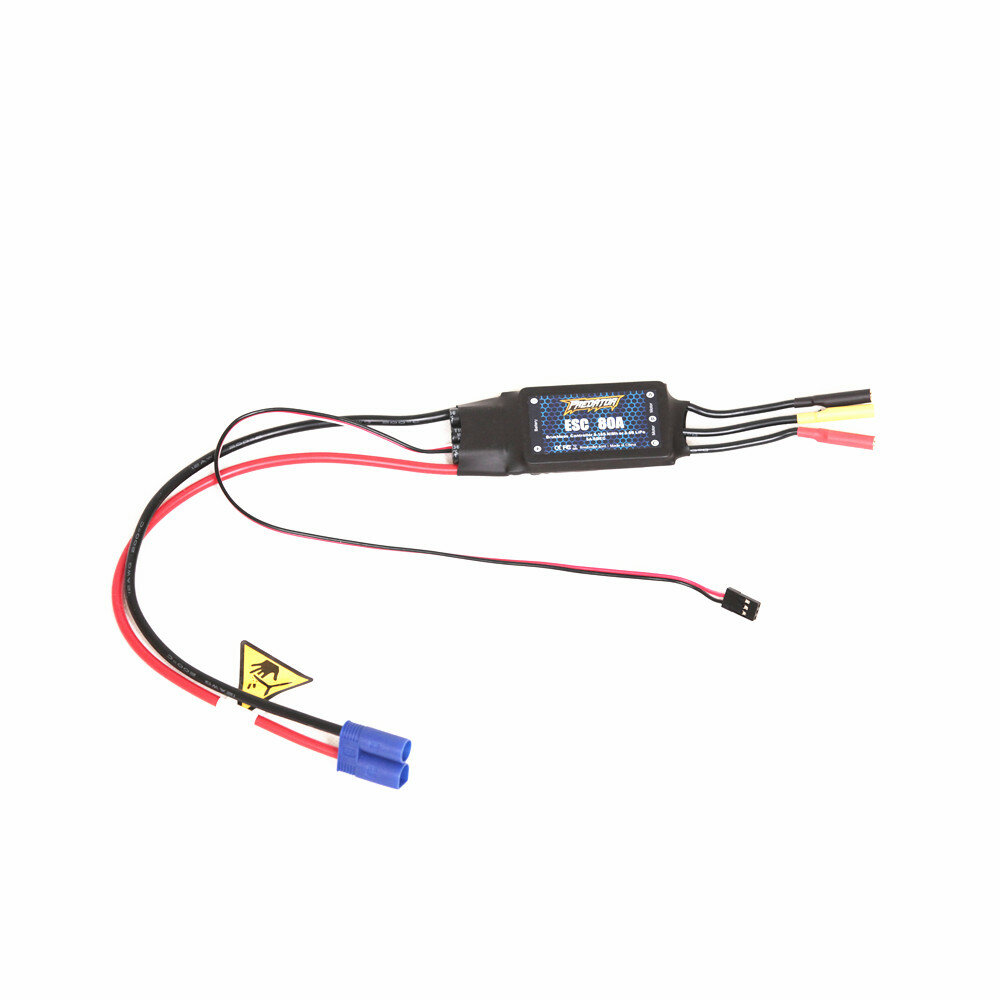 FMS Predator 80A Brushless ESC Electronic Speed Controller EC5 with 4.0mm Banana Plug Upgraded 5V 5A Switch Mode For FPV