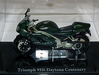 Triumph 955 Daytona Centenery Diecast Model Motorcycle