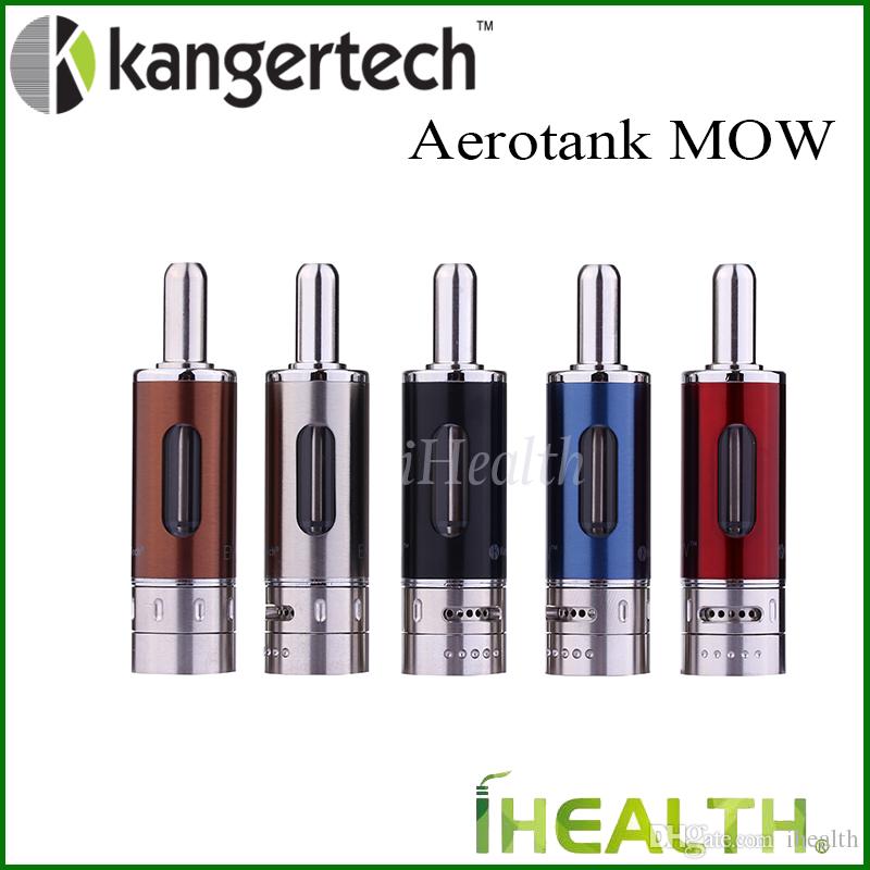 Kanger Aerotank MOW 1.8ml Capacity with Replaceable Dual Coil Head Stainless Steel 100% Original Tank Kanger EVOD VV EMOW Battery