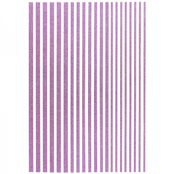 3-D Sticker-Bordüren "Deluxe", 28,5cm, verschiedene Breiten, violett