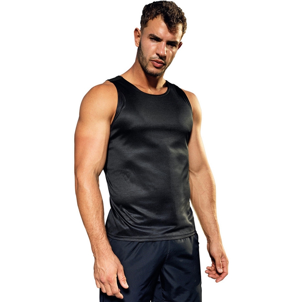 Outdoor Look Mens Contrast Lightweight Wicking Vest Top 3XL - Chest Size 54'