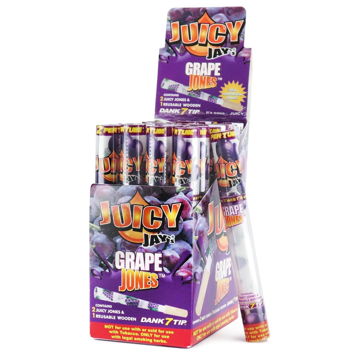 Juicy Jays Jones Cones Full Box (24 packs) Blueberry Jones