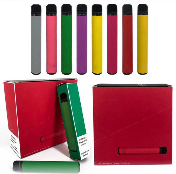 25 Style Kits PUFF BAR PLUS 800+Puff Disposable Electronic Cigarettes Cartridge 550mAh Battery 3.2mL Pre-Filled Vape Pods Kits