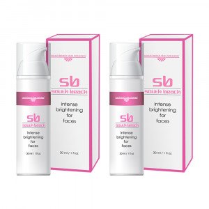 Intense Brightening Cream - Facial Skin Lightening - 30ml Cream - 2 Packs