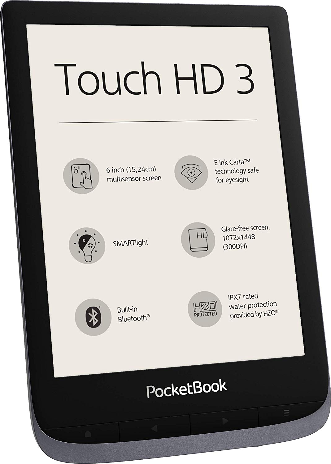 PocketBook e-Book Reader 'Touch HD 3' (16 GB Speicher, 15,24 cm (6