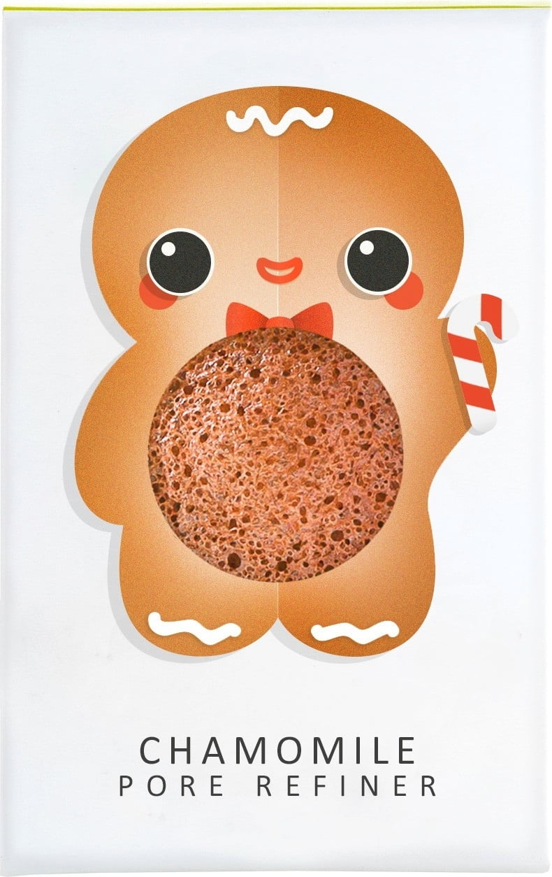 Christmas Collection Mini Face Puff - Gingerbread Man