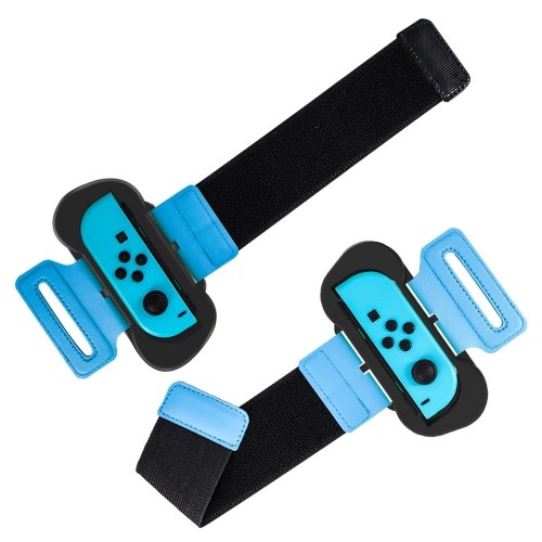 2 piezas de pulsera Compatible con Nintendo Switch Joy-Con Tira ajustable para la muñeca con cierre de nylon Compatible con Just Dance
