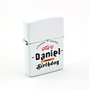 Personalized White Metal   Oil Lighter