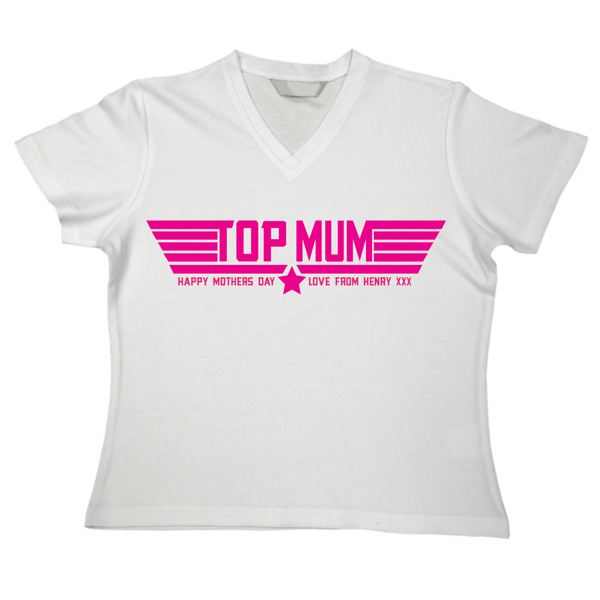 Top Mum Personalised T-Shirt Size 16/18