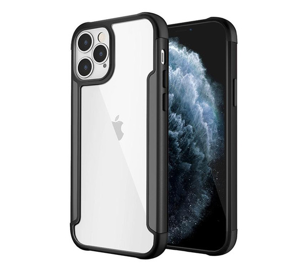Shockproof Hybrid Clear Back Hard Armor Case TPU PC Cover for iPhone 12 Pro Max 11 X XS XR