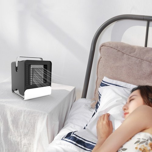 Refroidisseur d'air de dortoir de bureau de ventilateur portatif de ventilateur de Homgeek avec lumières LED