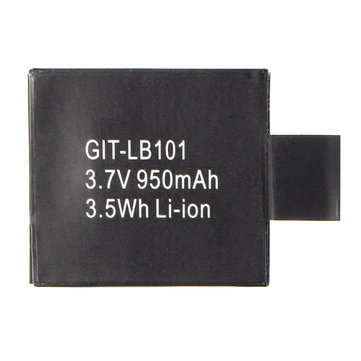 Original 3.7V 950mAh 3.5W Battery for GIT1 GIT2 Gitup Camera