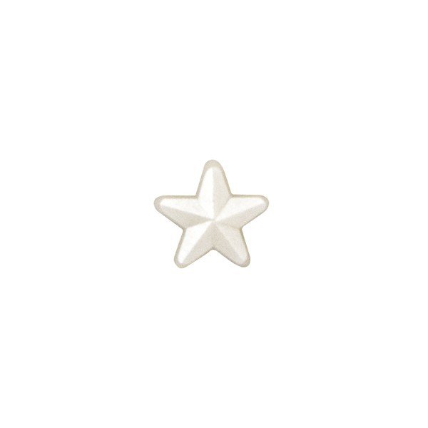 Schmucksteine, Sterne, perlmutt, Ø 6 mm, 100 Stück