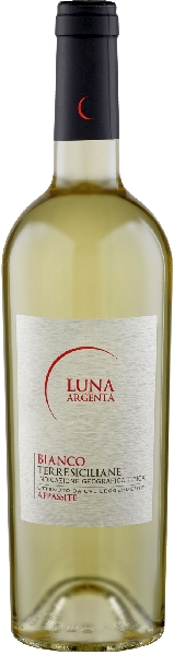 MGM Mondo del Vino Luna Argenta Bianco Terre Siciliane IGT Jg. 2019 Cuvee aus 70 Proz. Chardonnay, 20 Proz. Sauvignon Blanc, 10 Proz. Zibibbo