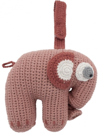 Sebra Häkel-Spieluhr Fanto der Elefant blossom pink (sebra)