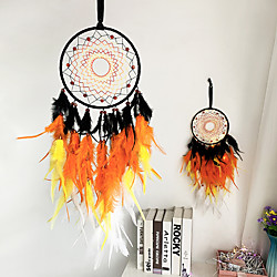 Boho Dream Catcher Handmade Gift Wall Hanging Decor Art Ornament Craft Bead Feather For Kids Bedroom Wedding Festival Lightinthebox